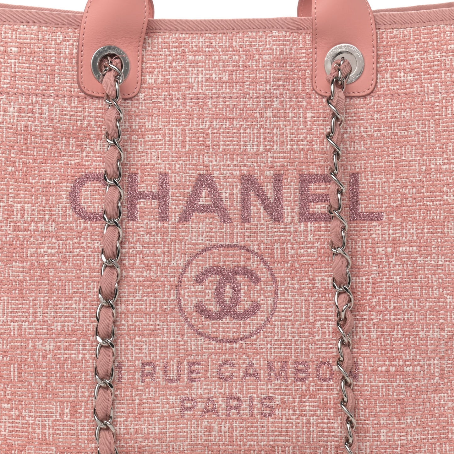 Canvas Medium Deauville Tote Pink