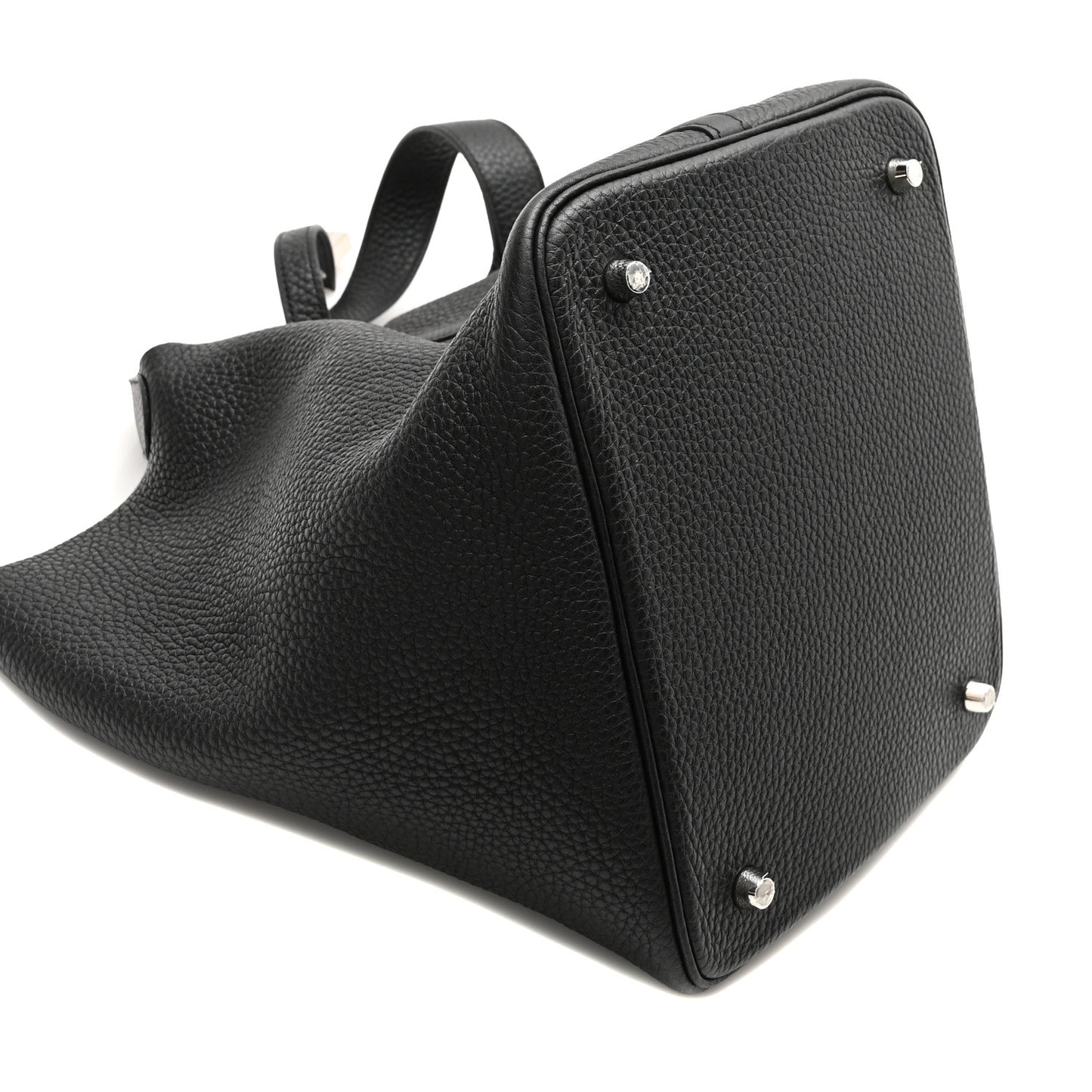 Taurillon Clemence Picotin Lock 22 MM Black
