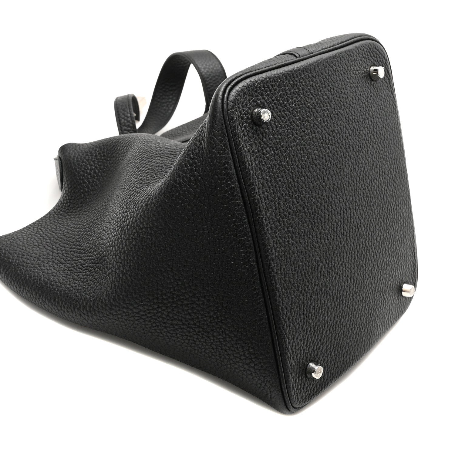 Hermes Taurillon Clemence Picotin Lock 22 MM Black 8 of 9