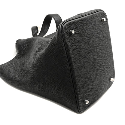 Hermes Taurillon Clemence Picotin Lock 22 MM Black 8 of 9