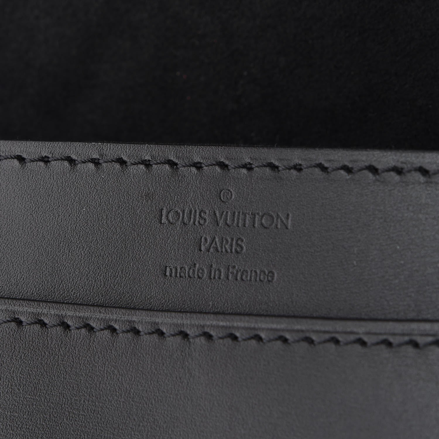 Louis Vuitton Calfskin Chain Louise GM Black 6 of 6