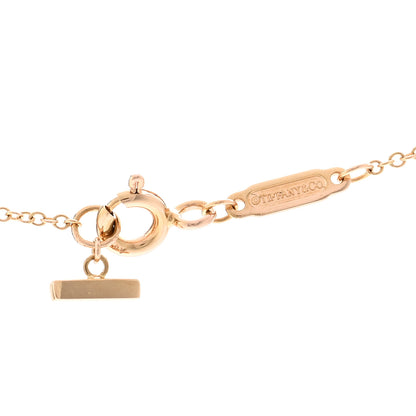 Tiffany 18K Rose Gold Small T Smile Pendant Necklace 4 of 5