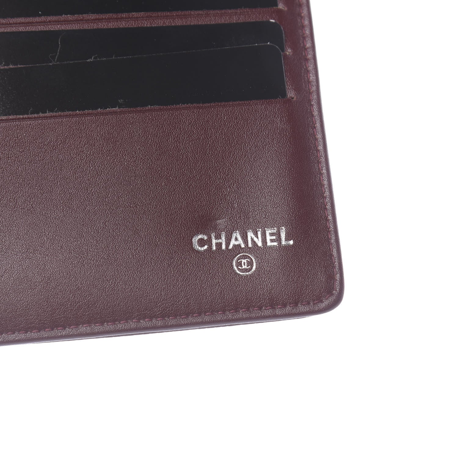 Chanel Caviar Timeless CC Large Flap Wallet Burgundy 6 of 10