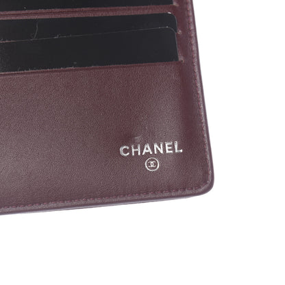 Chanel Caviar Timeless CC Large Flap Wallet Burgundy 6 of 10