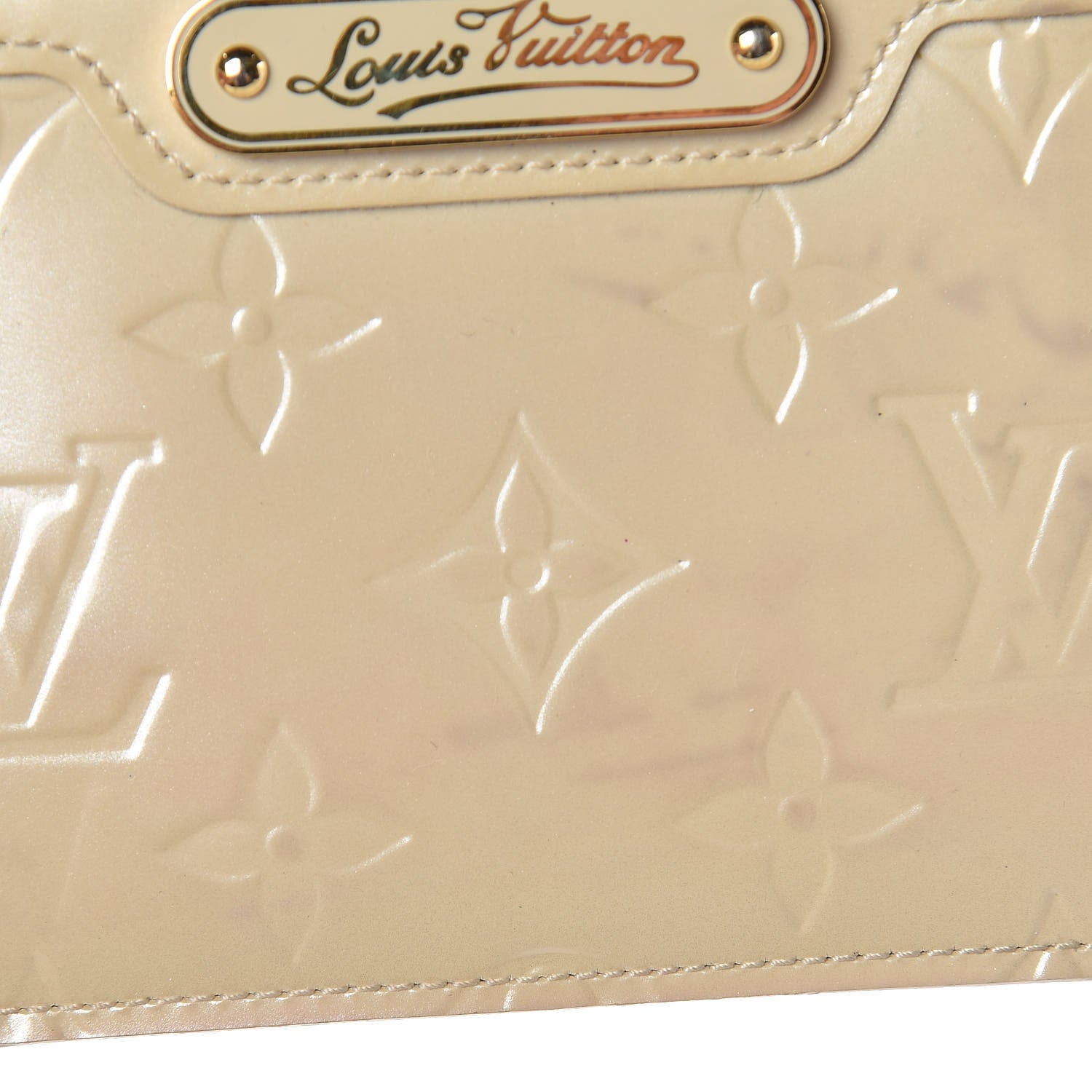 Louis Vuitton Vernis Key Pouch Blanc Corail 9 of 13