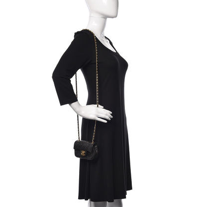 Chanel Lambskin Quilted Extra Mini Flap Black 2 of 9