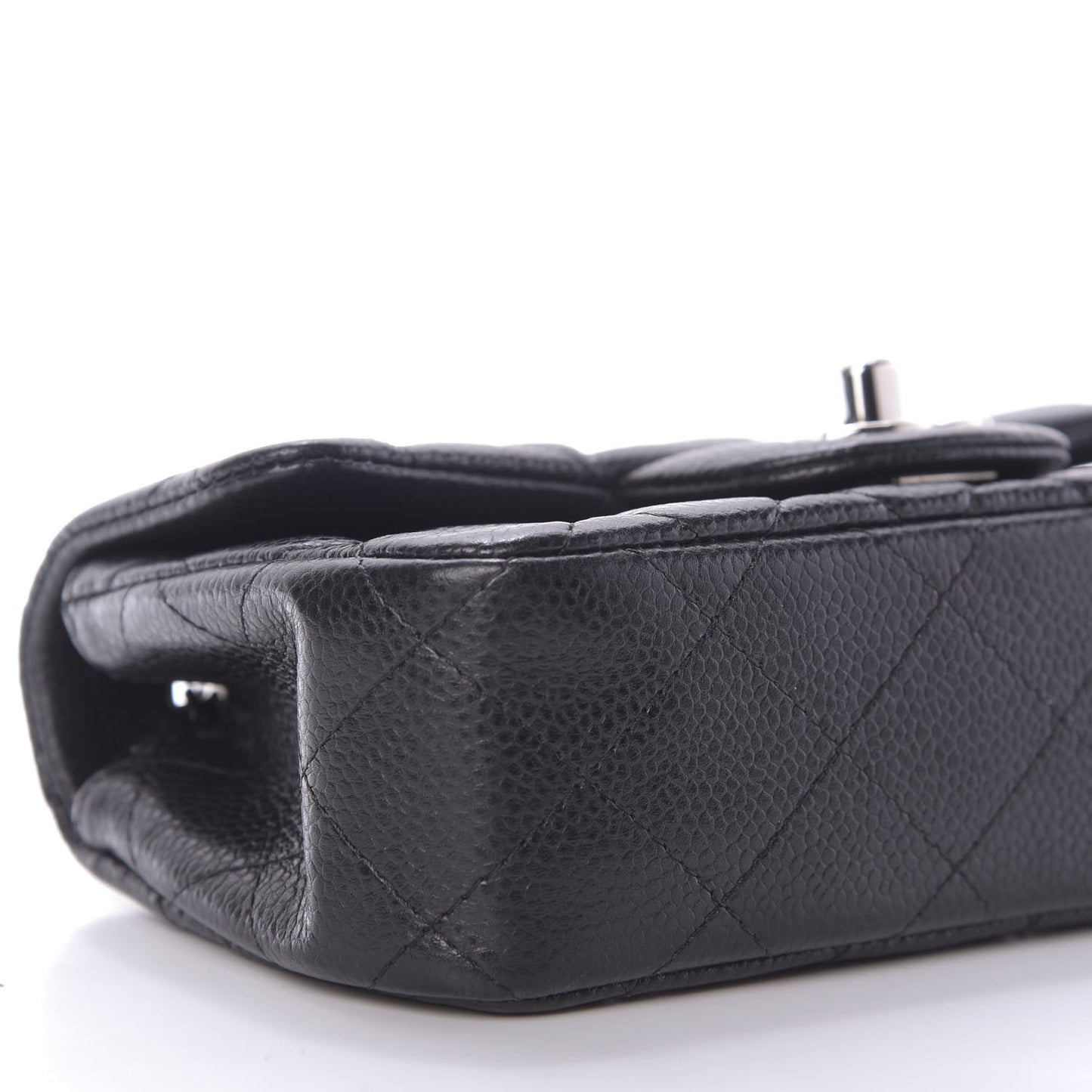 Caviar Quilted Extra Mini Flap Black