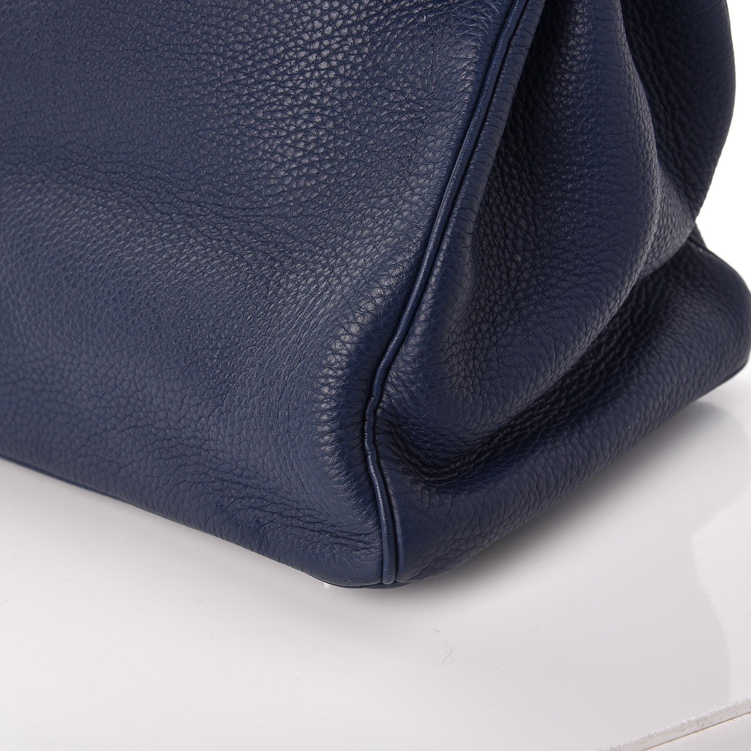 Hermes Taurillon Clemence Birkin 40 Bleu De Prusse 38 of 41
