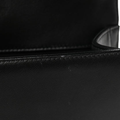 Chanel Lambskin Quilted Medium Boy Flap Black 10 of 12
