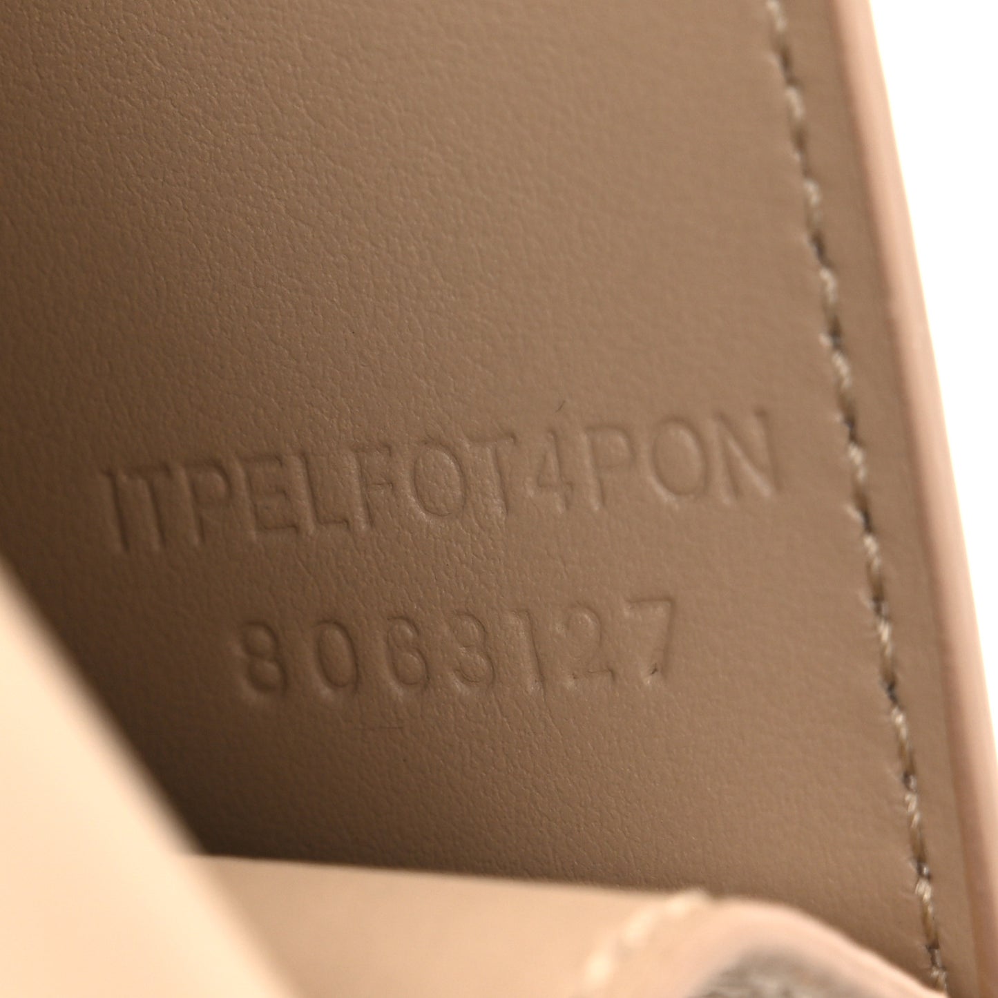 Grainy Calfskin Small TB Bag Rose Beige