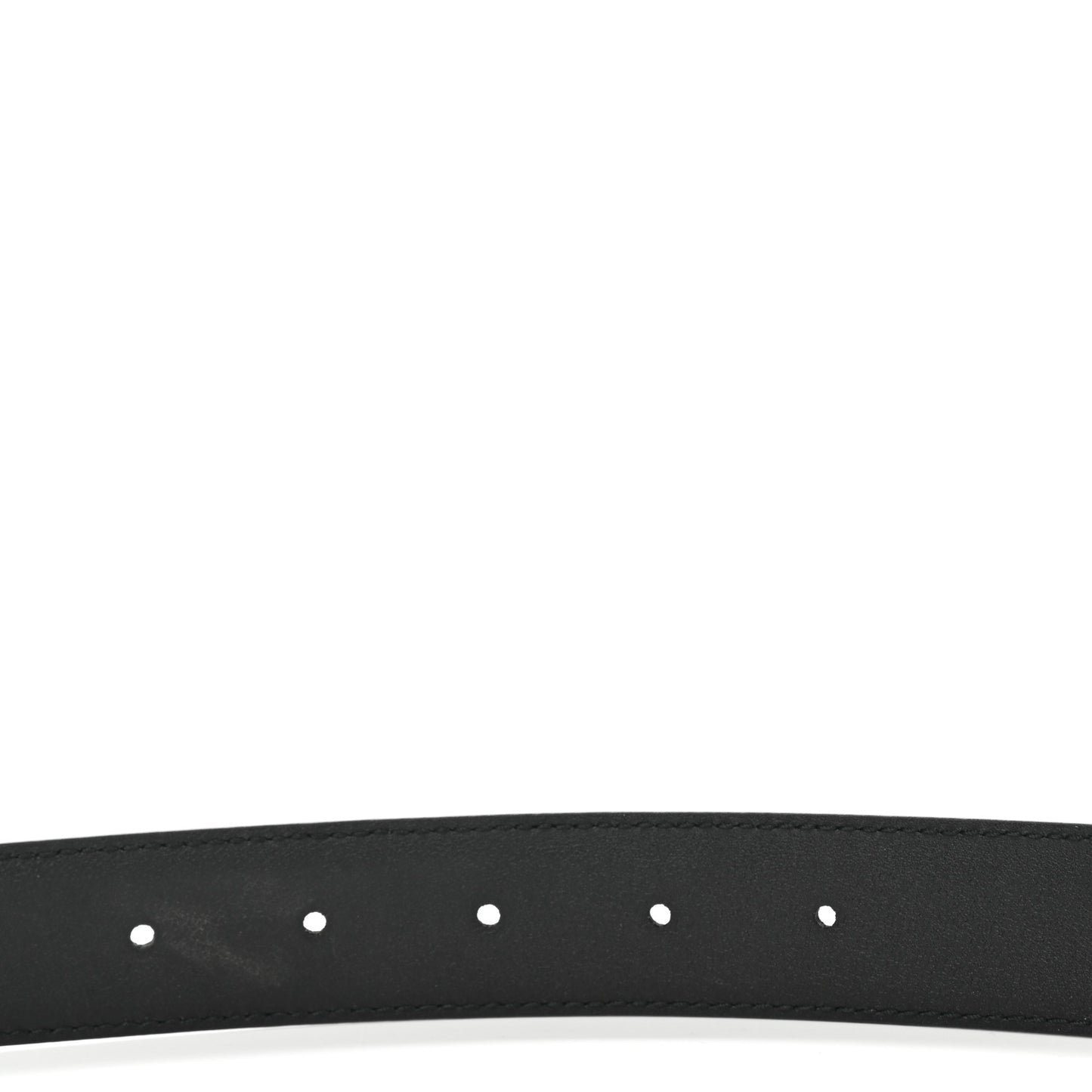 Calfskin Logo Belt 75 30 Black