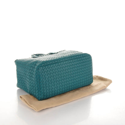 Bottega Veneta Nappa Intrecciato Ayers Brick Tote Teal 4 of 8
