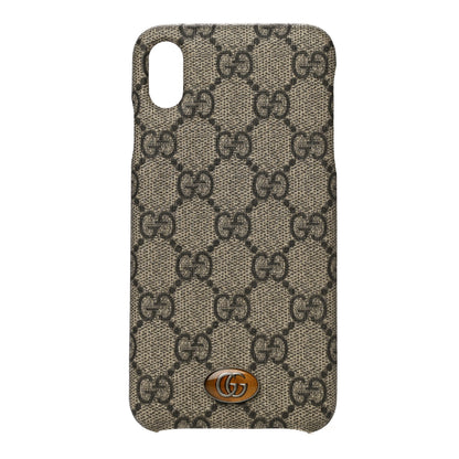Gucci GG Supreme Monogram Ophidia iPhone XS Max Case 1 of 10