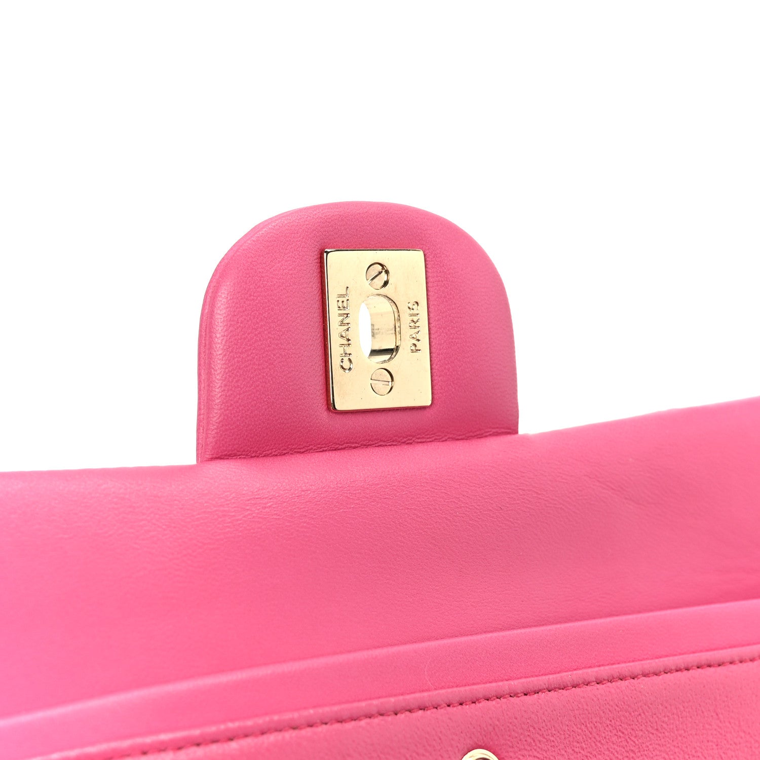 Chanel Lambskin Quilted Medium Double Flap Pink 7 of 11