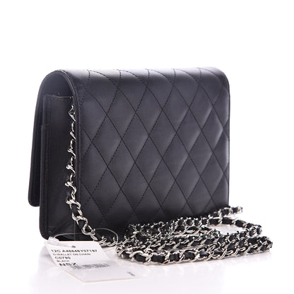 Chanel Calfskin Quilted Cambon Wallet On Chain WOC Black 3 of 13