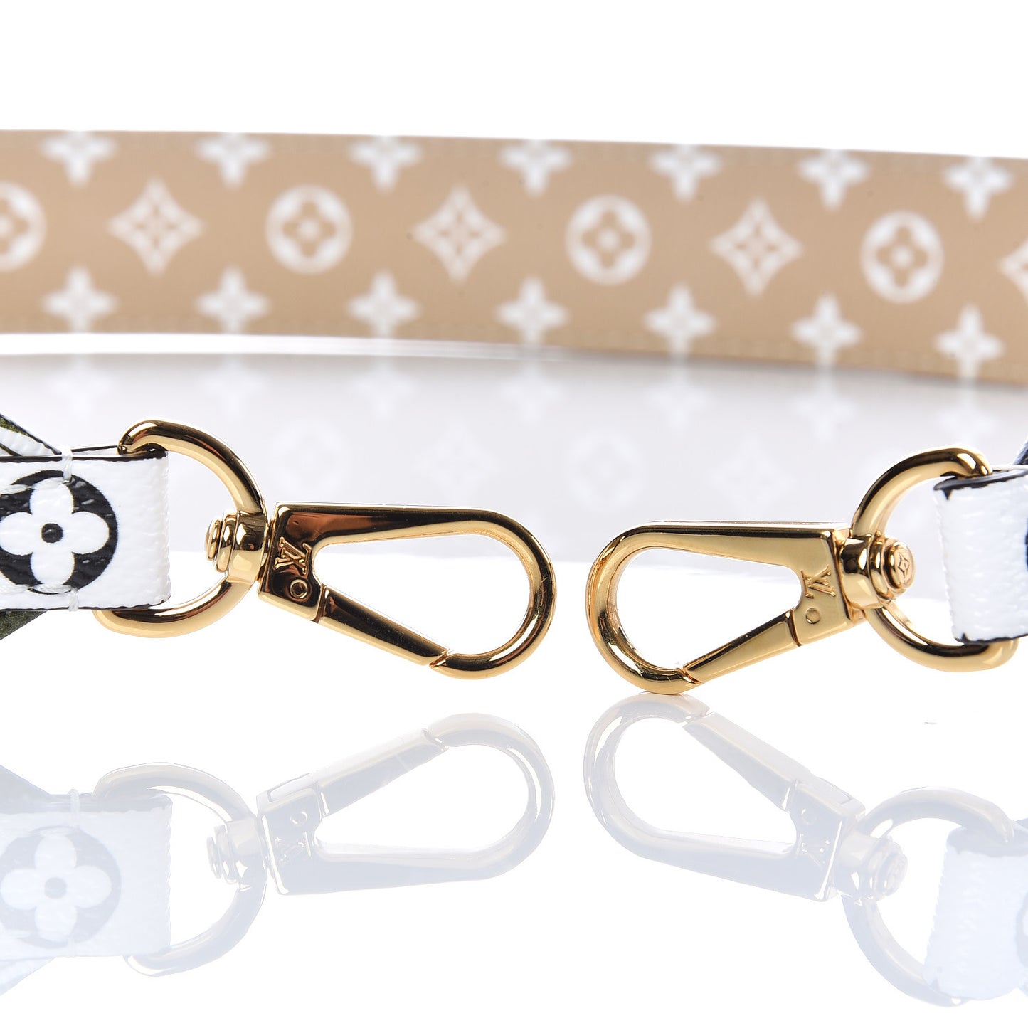Monogram Giant Bandouliere Shoulder Strap Kaki