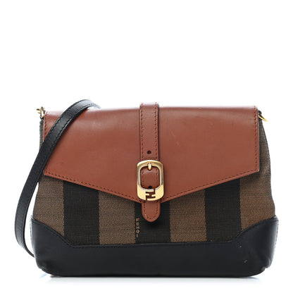 Fendi Calfskin Pequin Mini Chameleon Crossbody Red 1 of 8