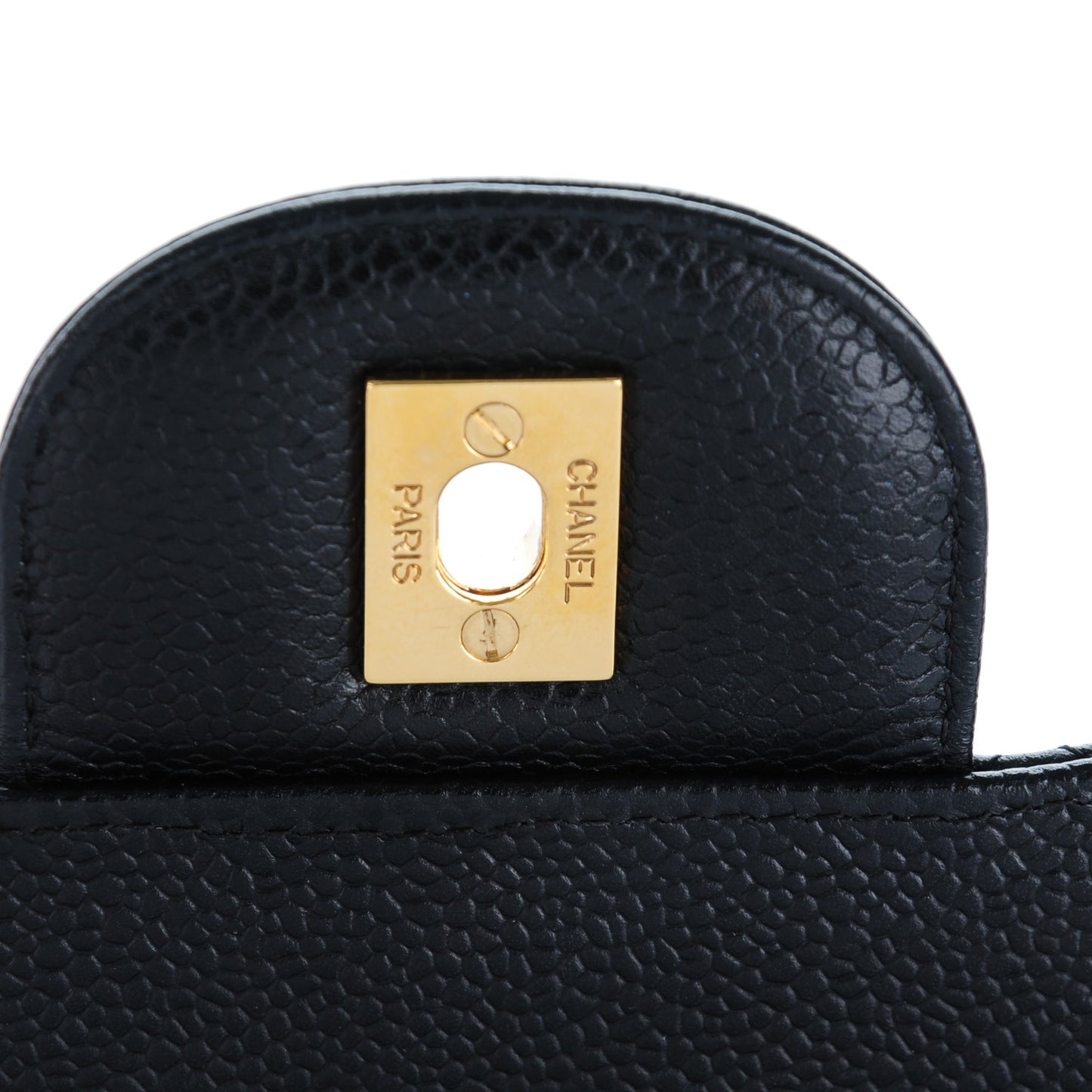 Caviar Quilted Jumbo Single Flap Black