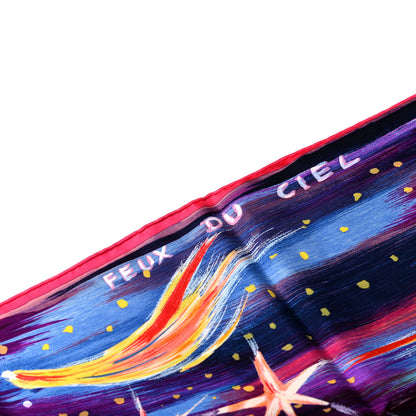 Hermes Silk Feux Du Ciel Scarf 90 6 of 6