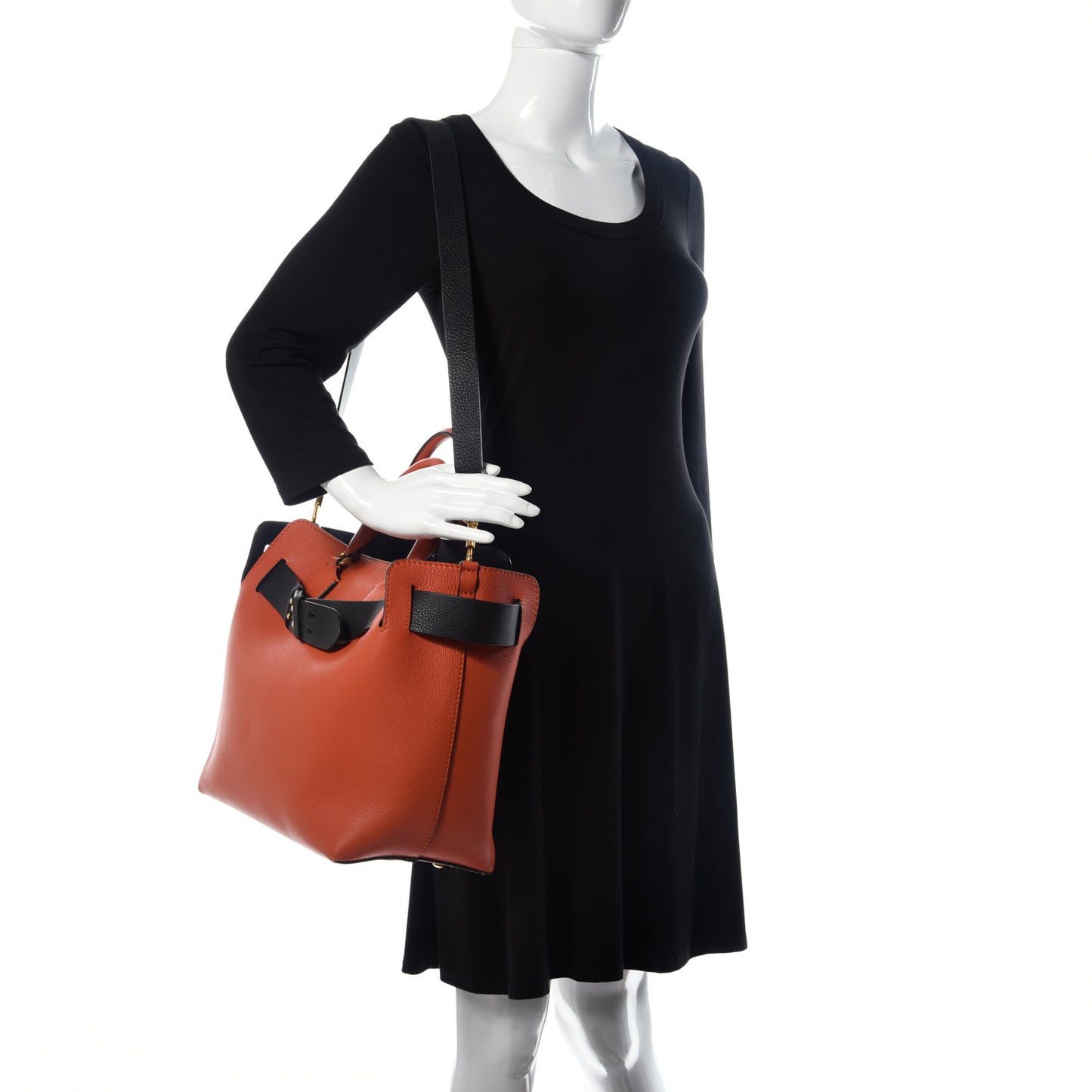 Soft Grain Calfskin Medium Belt Bag Clementine