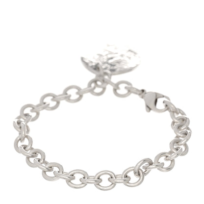Tiffany Sterling Silver Notes Round Tag Charm Bracelet 2 of 3