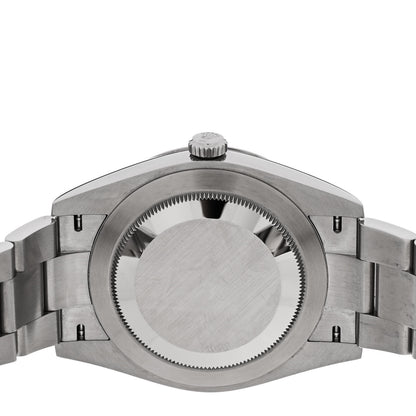 Rolex Stainless Steel 41mm Oyster Perpetual Watch Green 124300 4 of 5