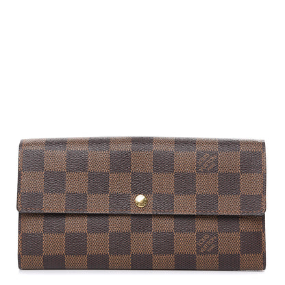 Louis Vuitton Damier Ebene Sarah Wallet 1 of 12