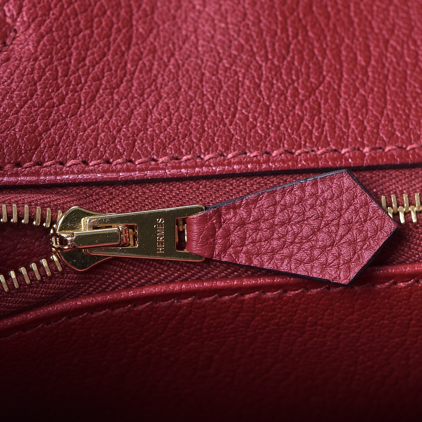 Togo Birkin 30 Rouge Grenat
