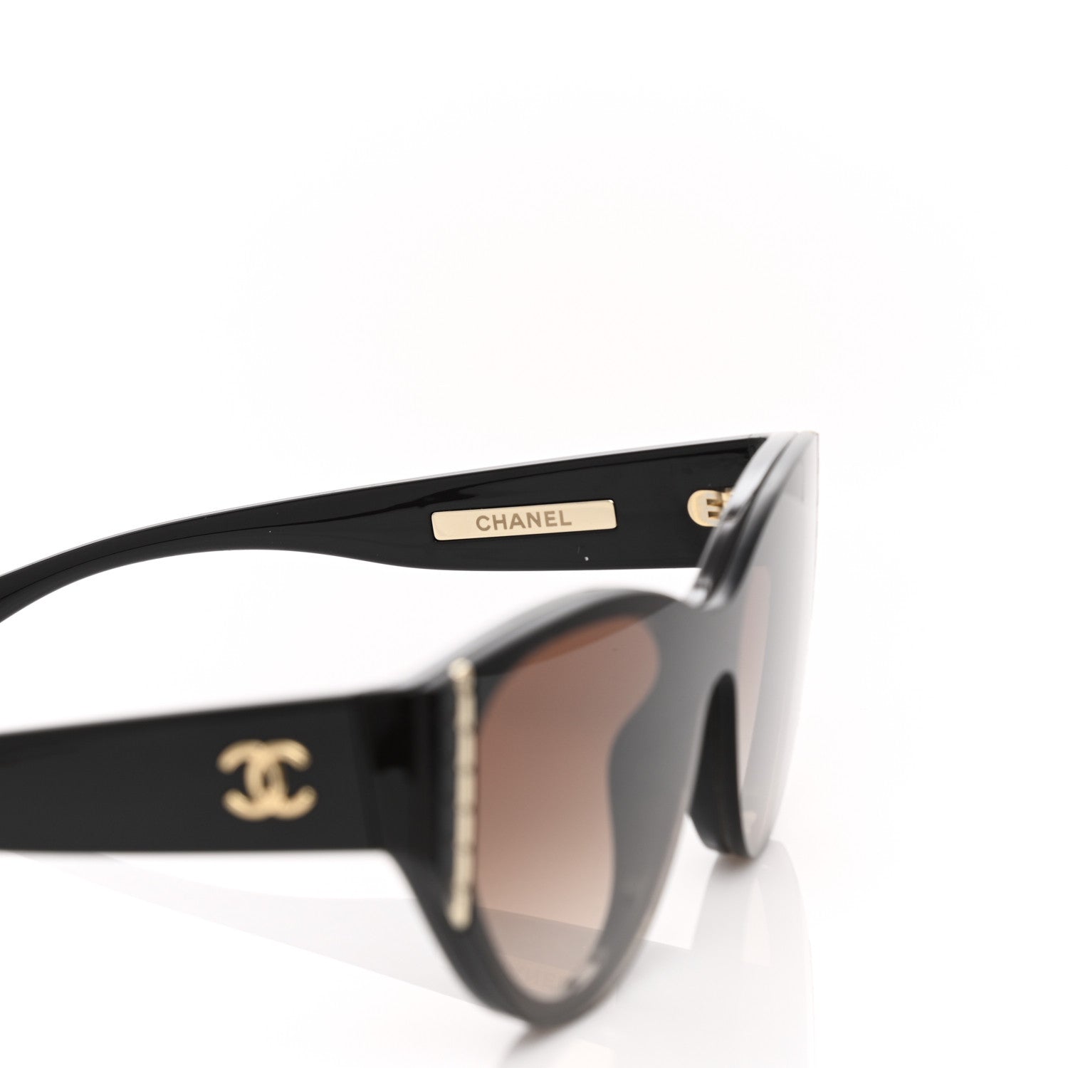 Chanel CC Cat Eye Sunglasses 6054 Brown 5 of 7