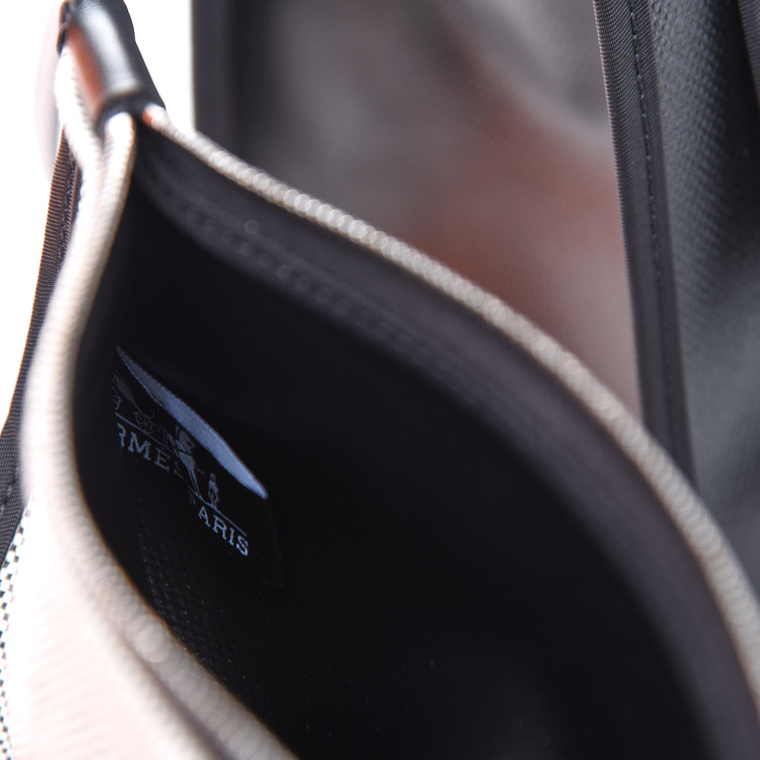 Hermes Toile H Berline Vache Hunter Herbag Zip 39 MM Black Ecru 8 of 20