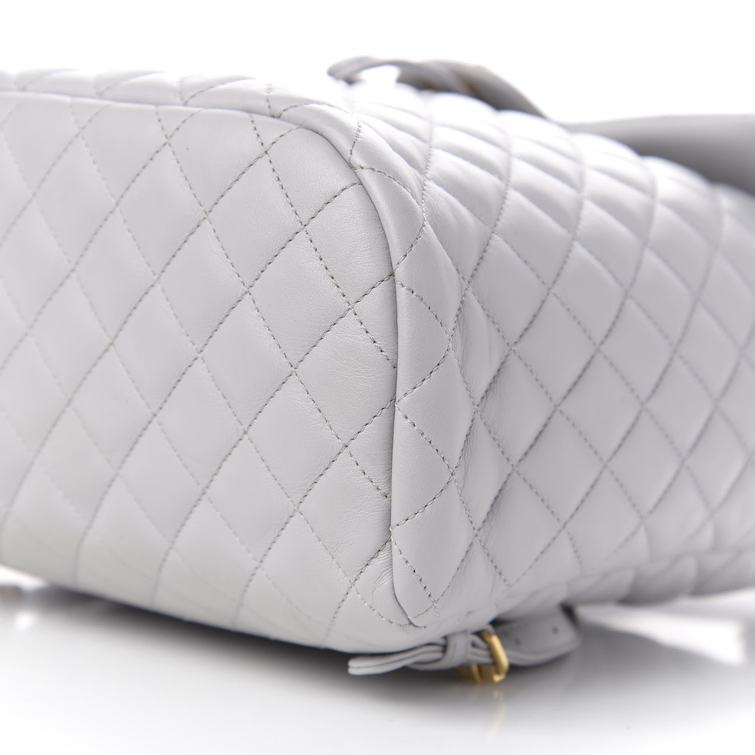 Chanel Calfskin Quilted Large Urban Spirit Backpack Grey 8 of 9