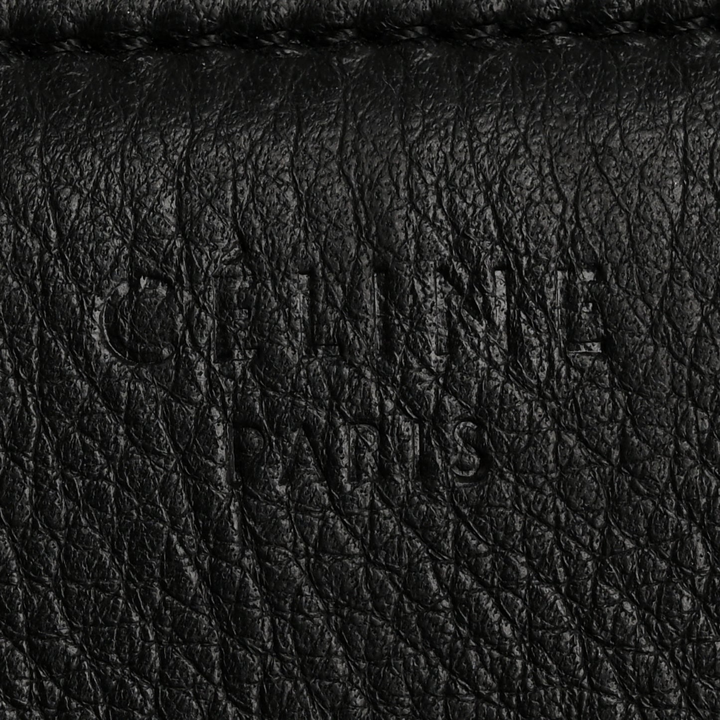 Grained Calfskin Medium Phantom Luggage Black