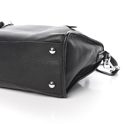 Prada Vitello Daino Shopping Satchel Black 10 of 11