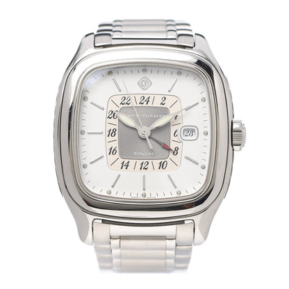 David Yurman Stainless Steel 41mm Thoroughbred GMT Automatic Watch 1 of 5