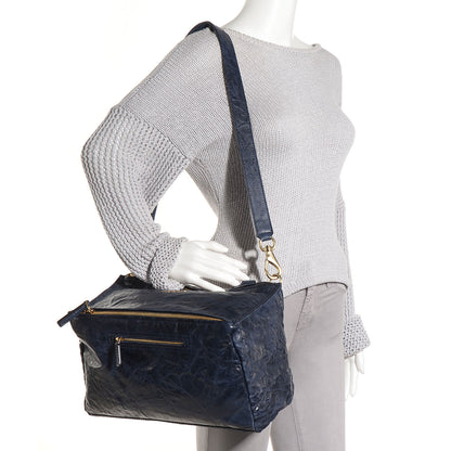 Givenchy Tumbled Sheepskin Medium Pandora Navy 2 of 10
