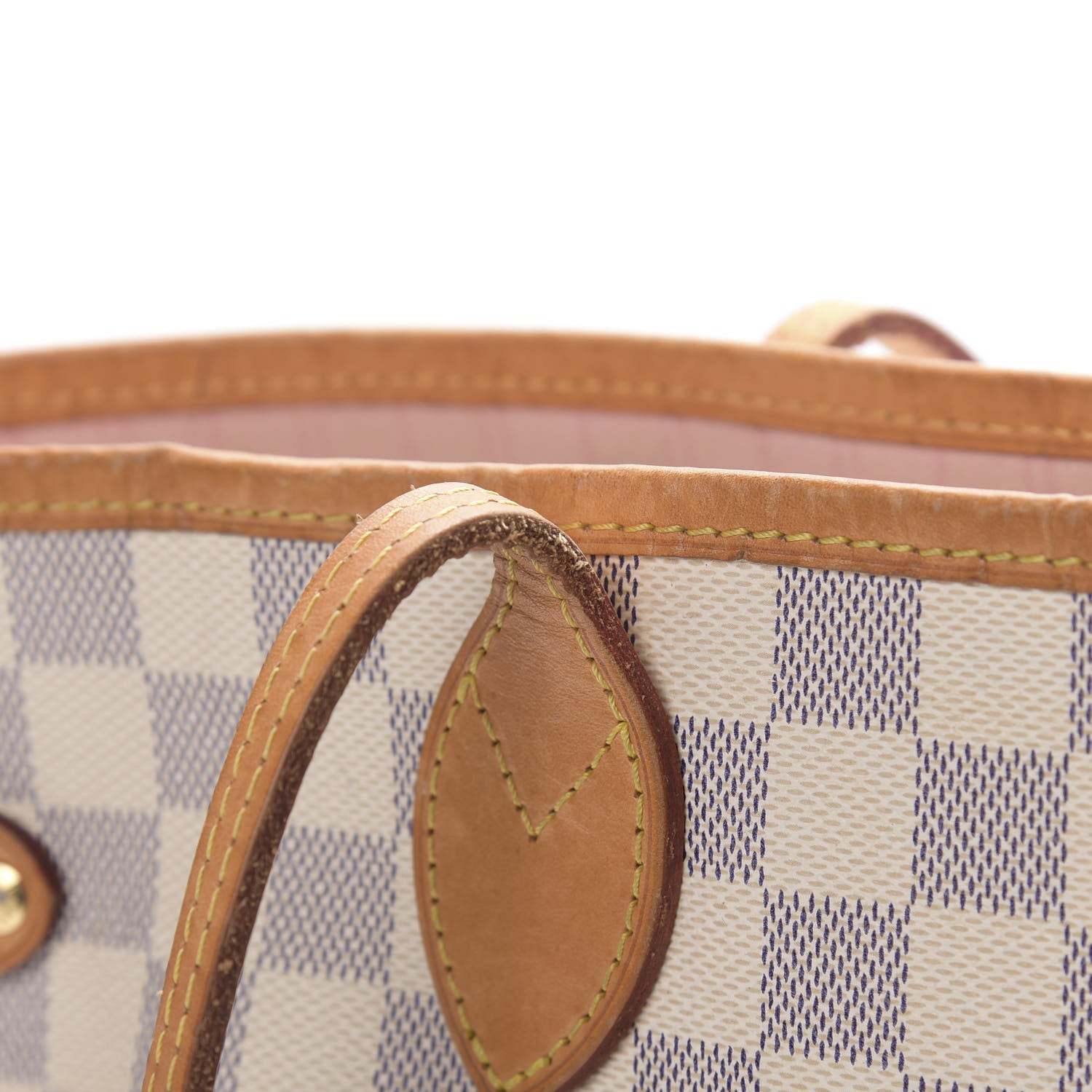 Louis Vuitton Damier Azur Neo Neverfull MM Rose Ballerine 21 of 24