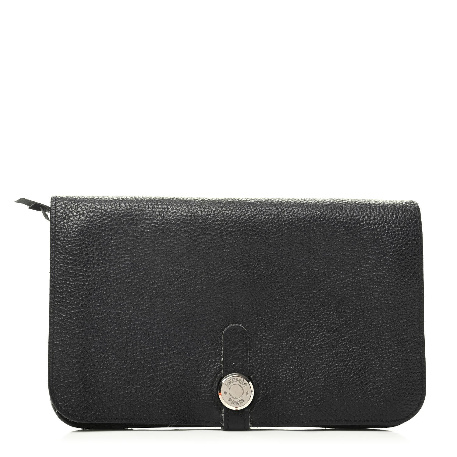 Hermes Togo Dogon Duo Wallet Black 1 of 11