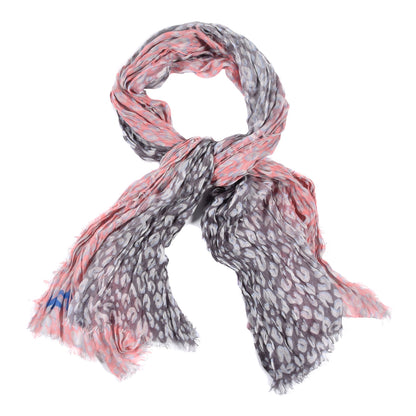 Louis Vuitton Cashmere Silk Leopard Etole Stole Purple Pink 1 of 5