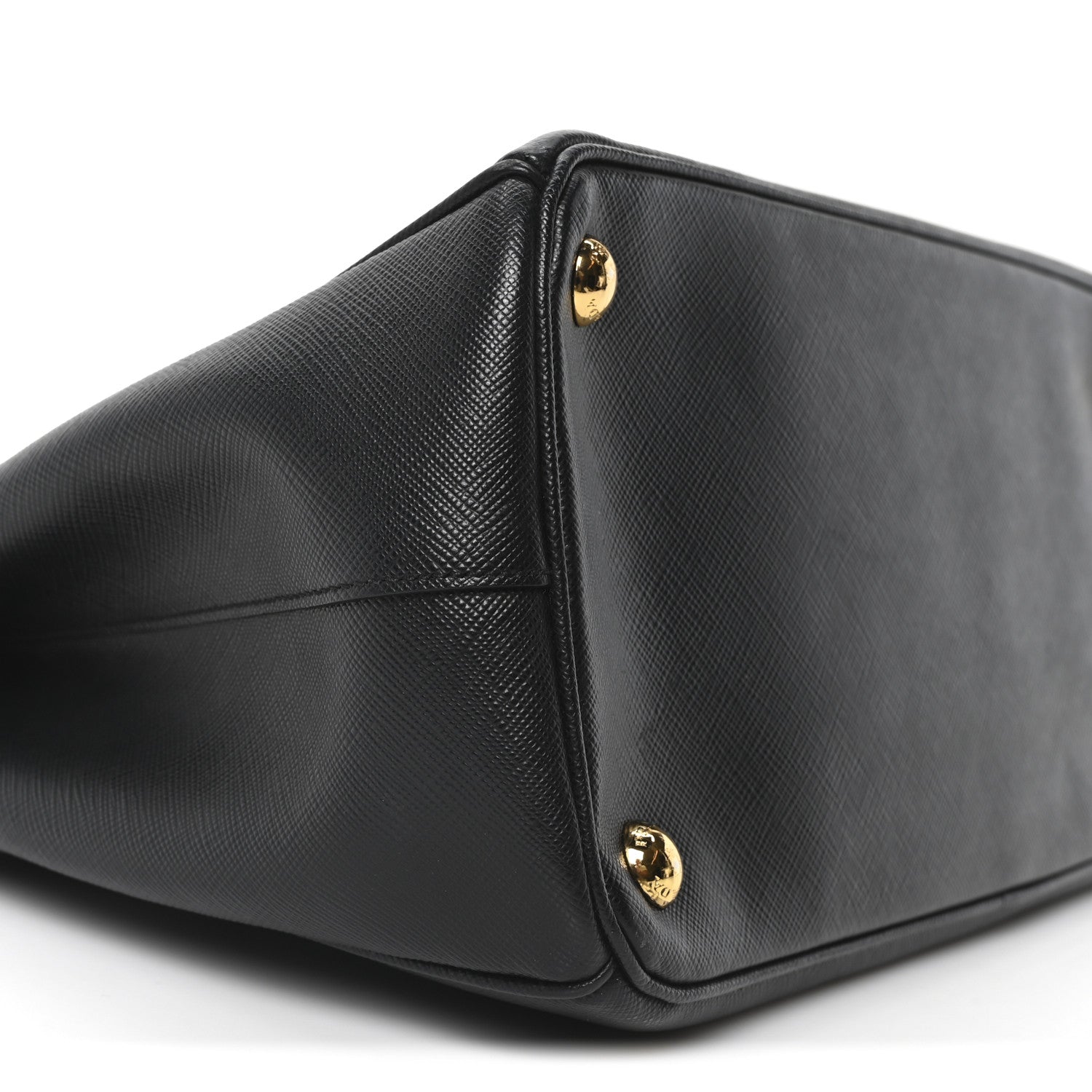 Prada Saffiano Small Galleria Double Zip Tote Black 8 of 9