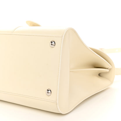 Delvaux Box Calfskin Studded MM Brillant Satchel Ivory 10 of 12