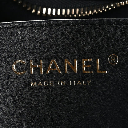 Chanel Lambskin Quilted CC Links Hobo Black 6 of 9
