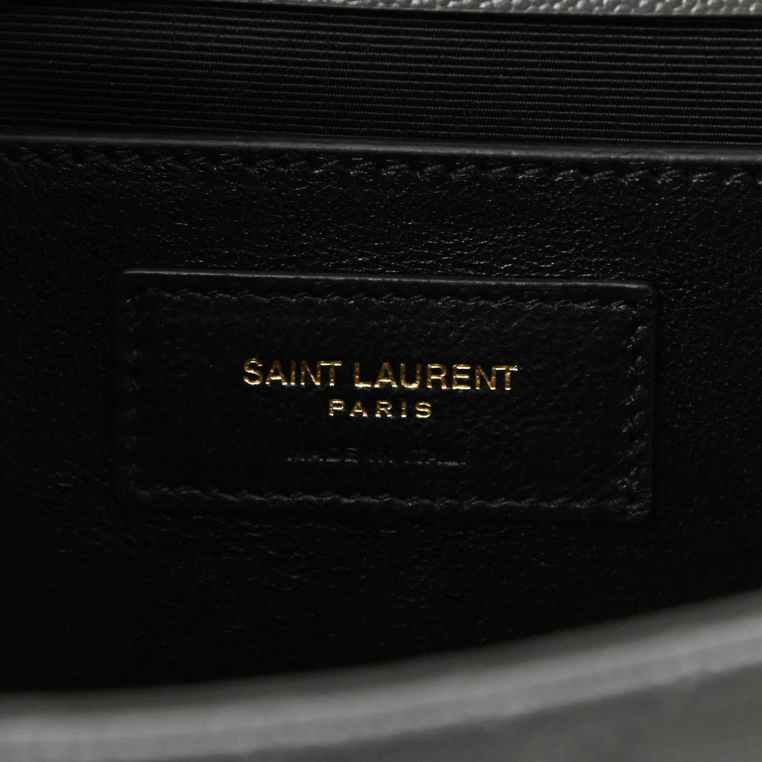 Saint Laurent Grain De Poudre Textured Mixed Matelasse Medium Triquilt Monogram Satchel Fog 6 of 10