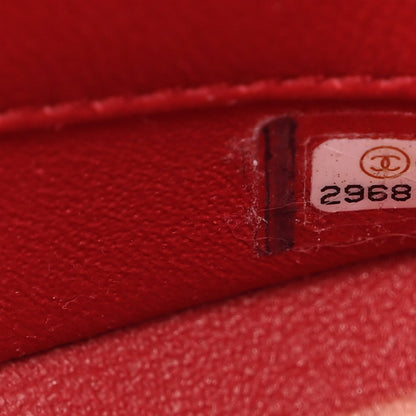 Chanel Lambskin Quilted Small Trendy CC Bowling Bag Red 8 of 13