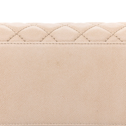 Chanel Caviar Quilted Medium Coco Handle Flap Light Beige 11 of 12