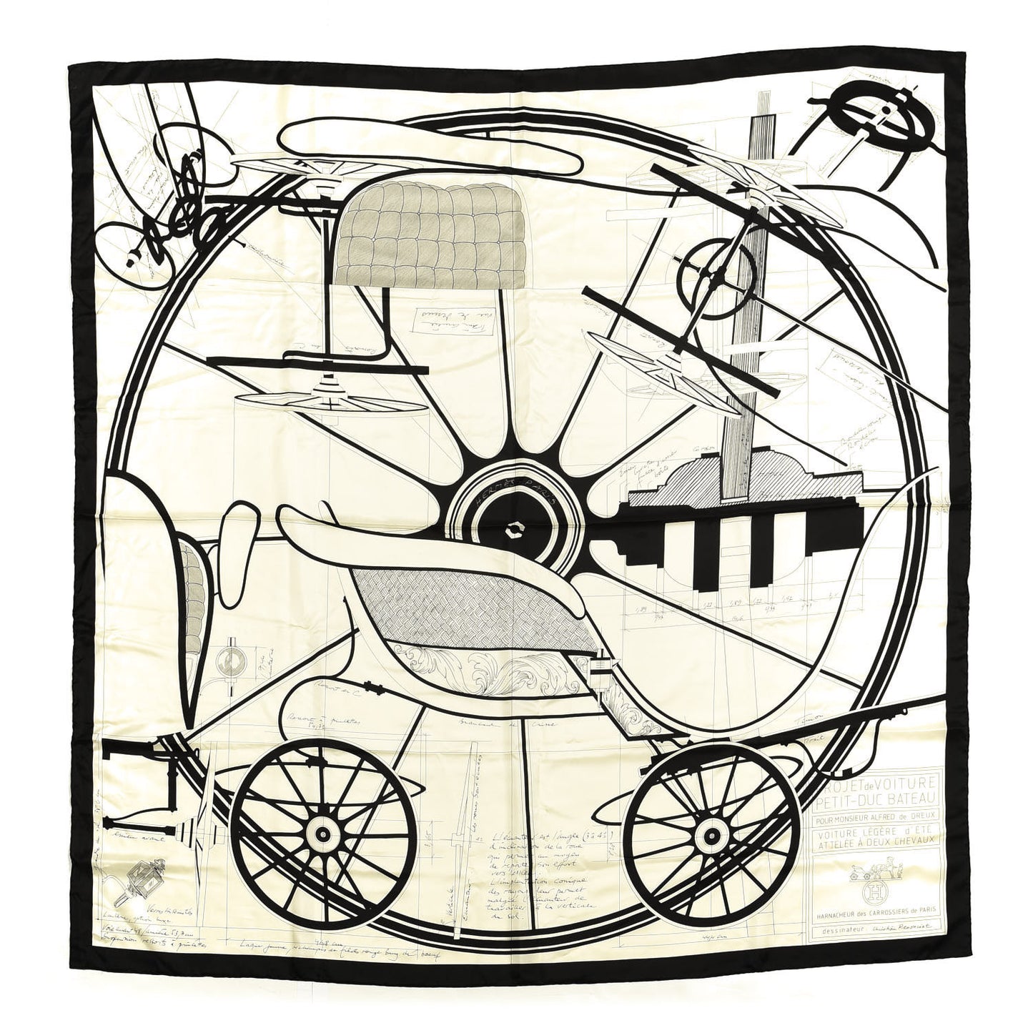 Silk Carre Geant Summer Petit Duc Scarf 140