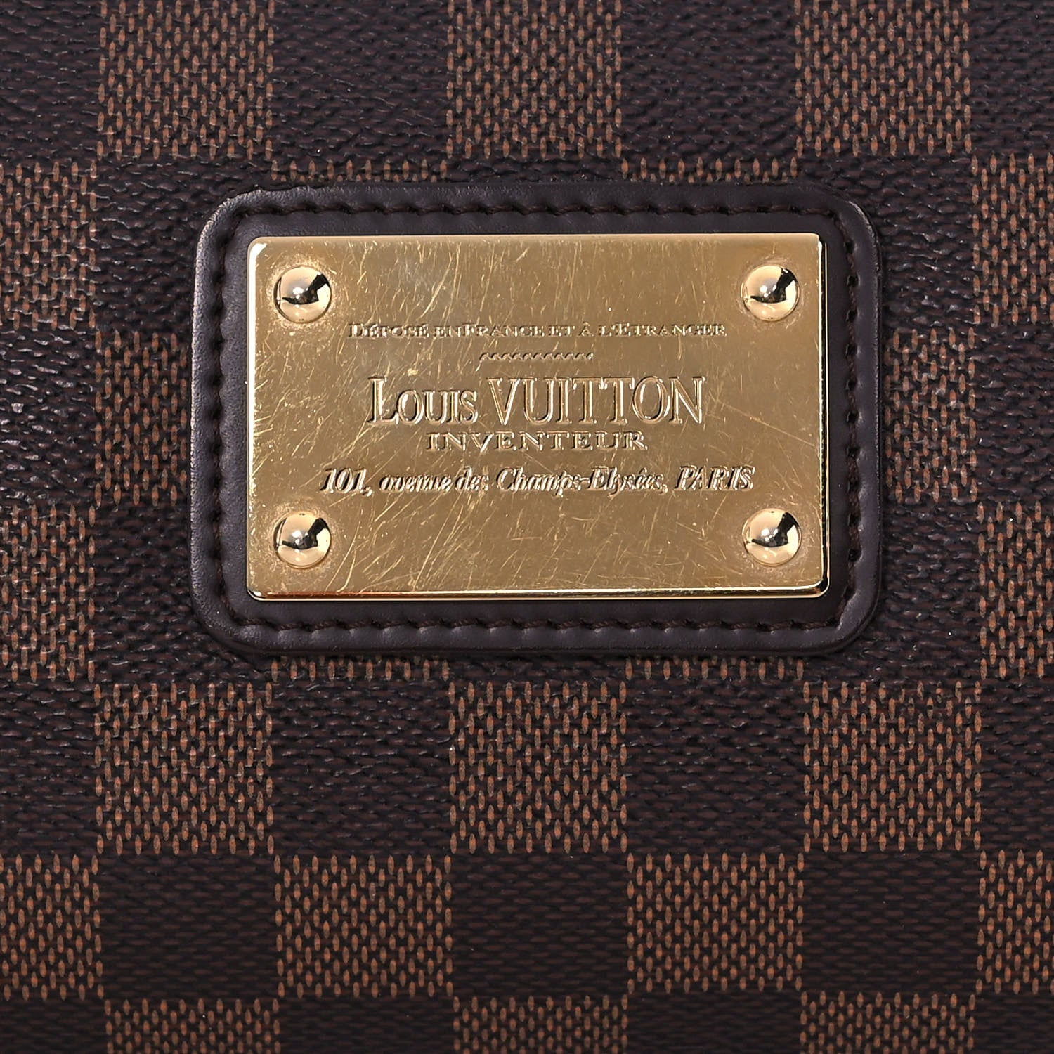 Louis Vuitton Damier Ebene Eva Clutch 8 of 10