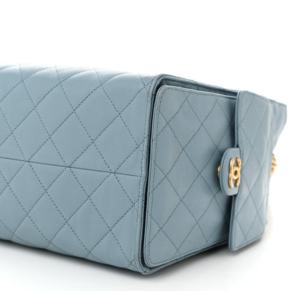 Chanel Caviar Quilted Medium Chanel 25 Handbag Blue 11 of 12