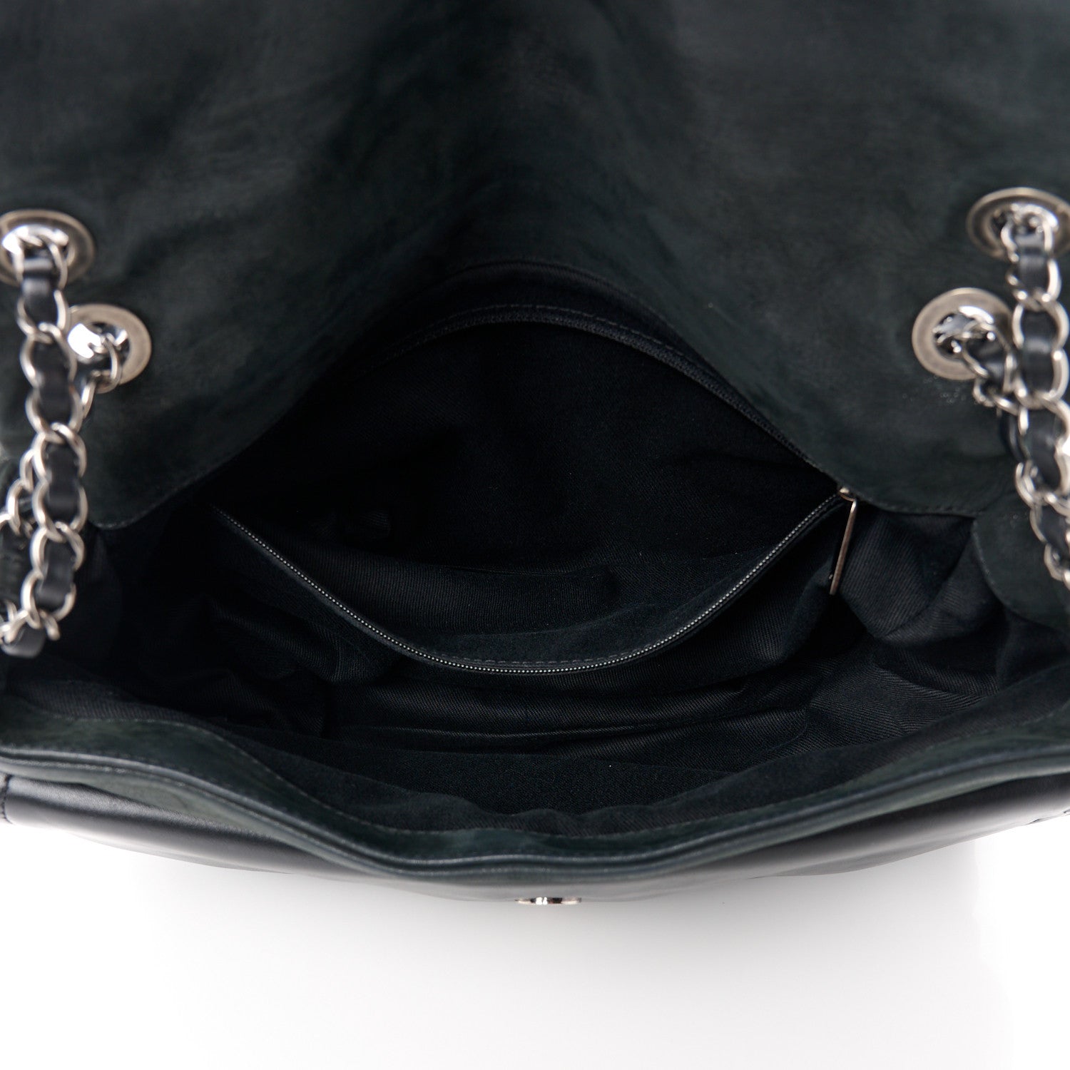 Chanel Iridescent Calfskin Jumbo In the Mix Double Flap Black 5 of 12