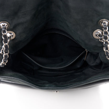 Chanel Iridescent Calfskin Jumbo In the Mix Double Flap Black 5 of 12