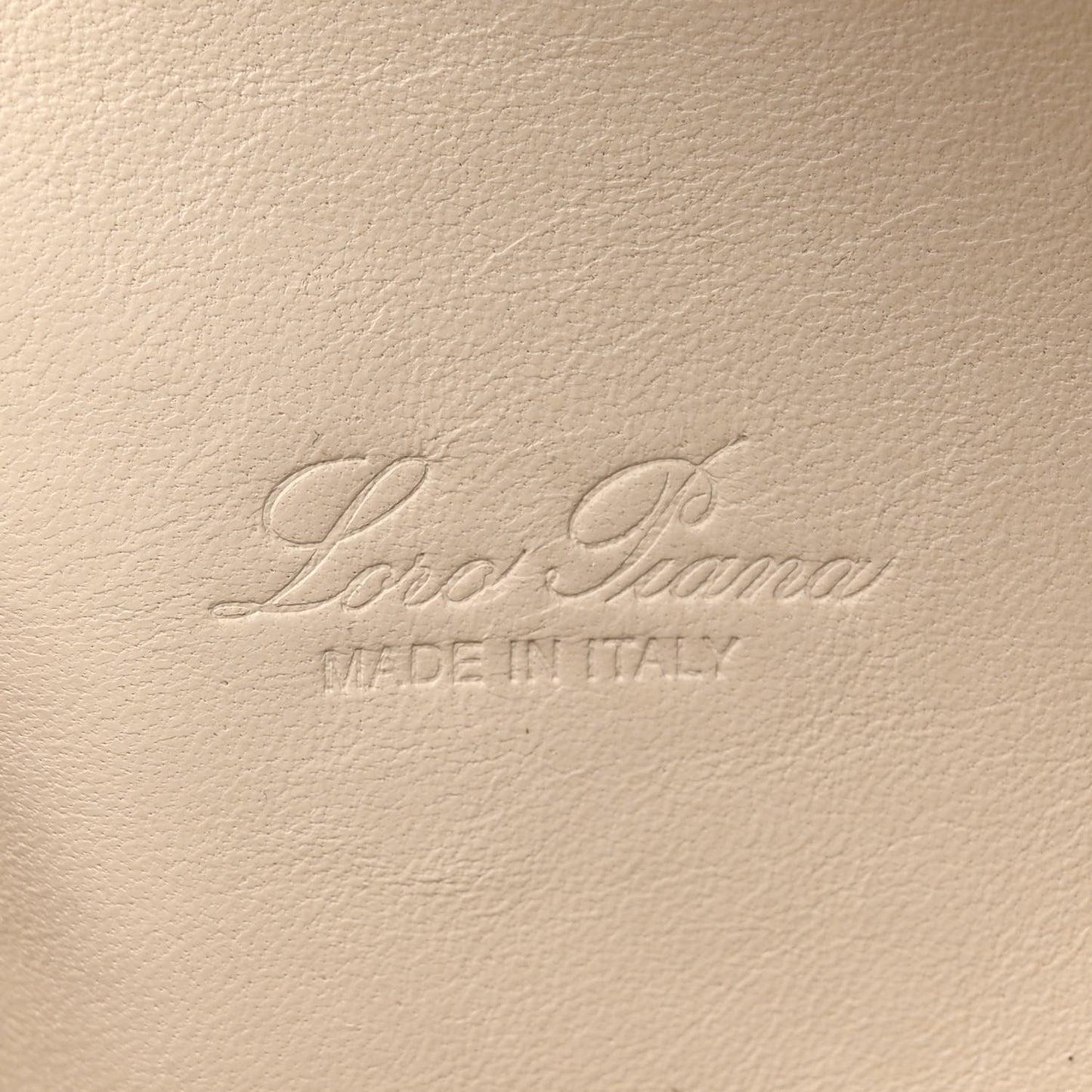 Grained Calfskin L19 Extra Pocket Pouch Whisper White